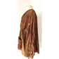 90s Brown Suede Swing Jacket Paisley Print Giotti Firenze