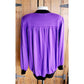 Vintage 80s St John Sweater Jacket Purple Knit