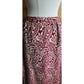 Vintage 60s Nelly de Grab New York Metallic Brocade Skirt Red Gold 28" Waist