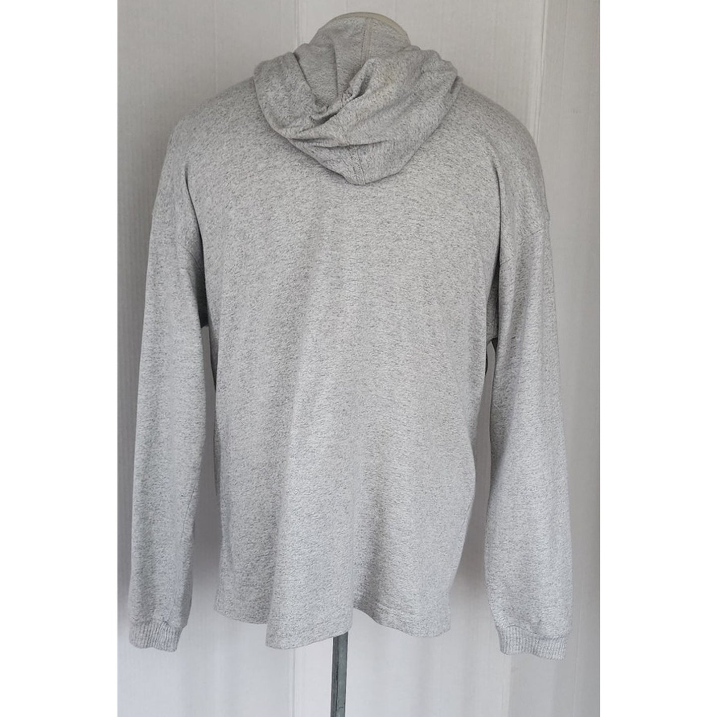 Vintage 90s MENS Versace Jeans Couture Gray Hoodie Long Sleeved Top Shirt XL