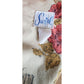 Vintage 50s Swirl Wrap Dress Cotton Rose Classical Columns Print Apron Housewife Full Skirt Pockets