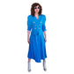 Vintage 80s Christian Dior Skirt Suit Turquoise Blue Wool Pleated Skirt / M