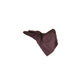 Vintage 1940s Brown Hat Tall Sculpted Tilt w/Front Bow Lecie Studio