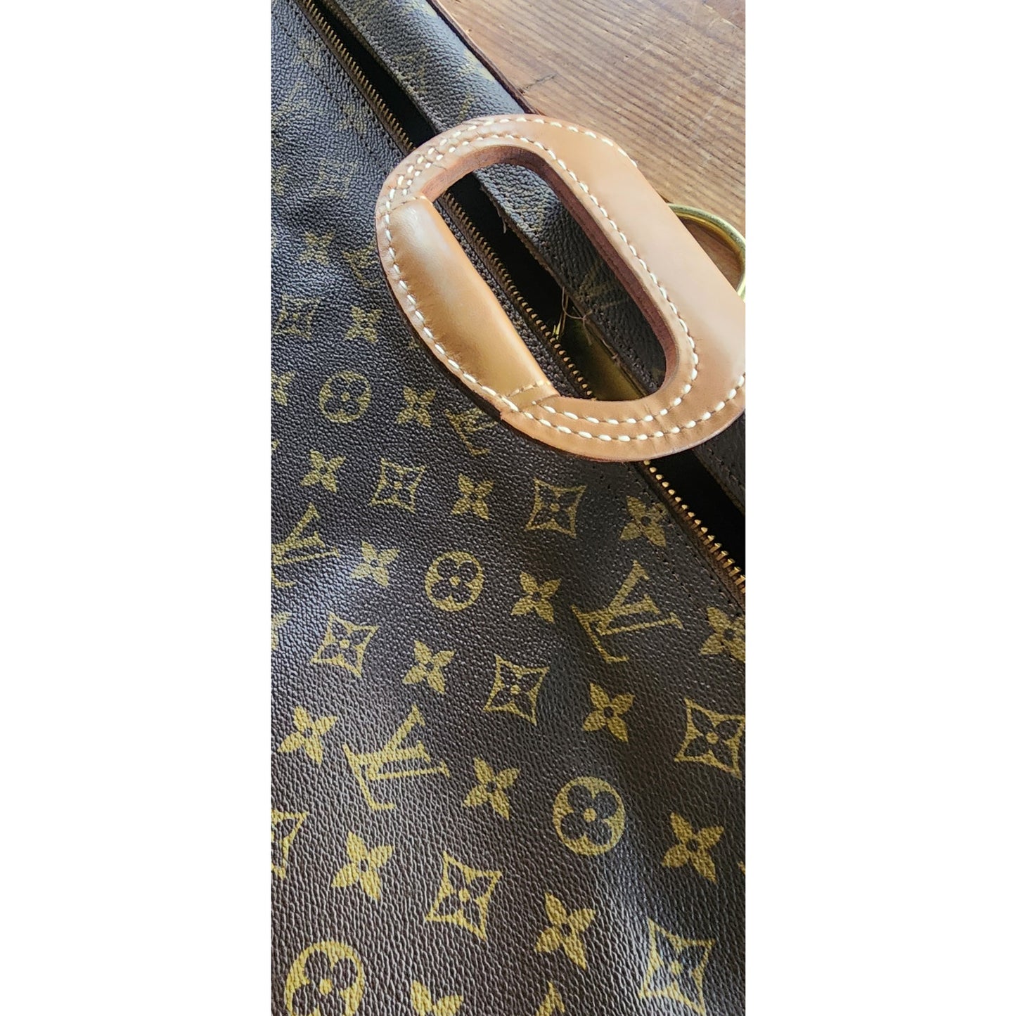 Vintage Louis Vuitton Luggage Garment Bag Monogrammed