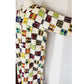 70s Men's Pajama Dress Caftan Lounger Patchwork Quilt Print H&S Pogue Co