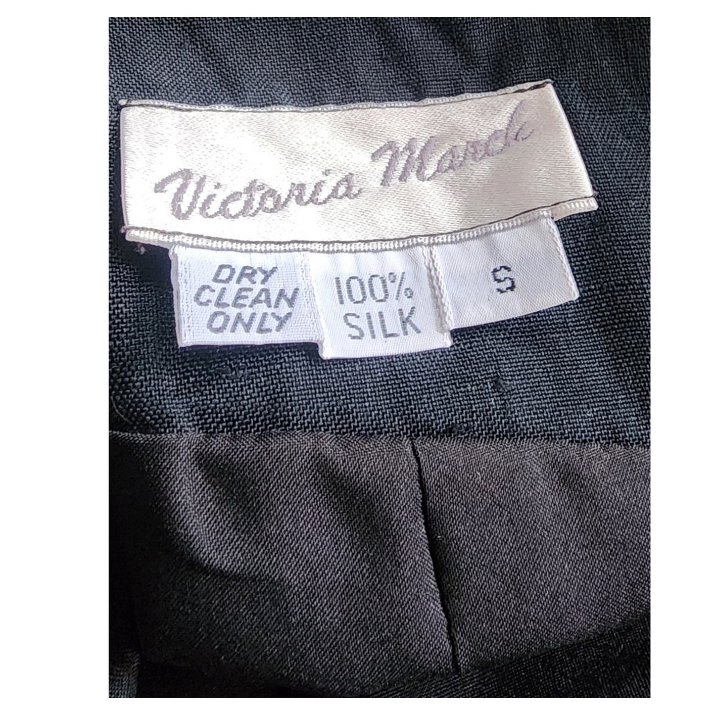 Vintage 90s Minimalist Dress Black Raw Silk Sleeveless Shift