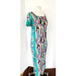 Vintage Tiki Print Dress Reyn Spooner Hawaiian Traditionals / XS