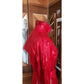 3.1 Phillip Lim Red Trench Coat Raincoat with Belt 2010s