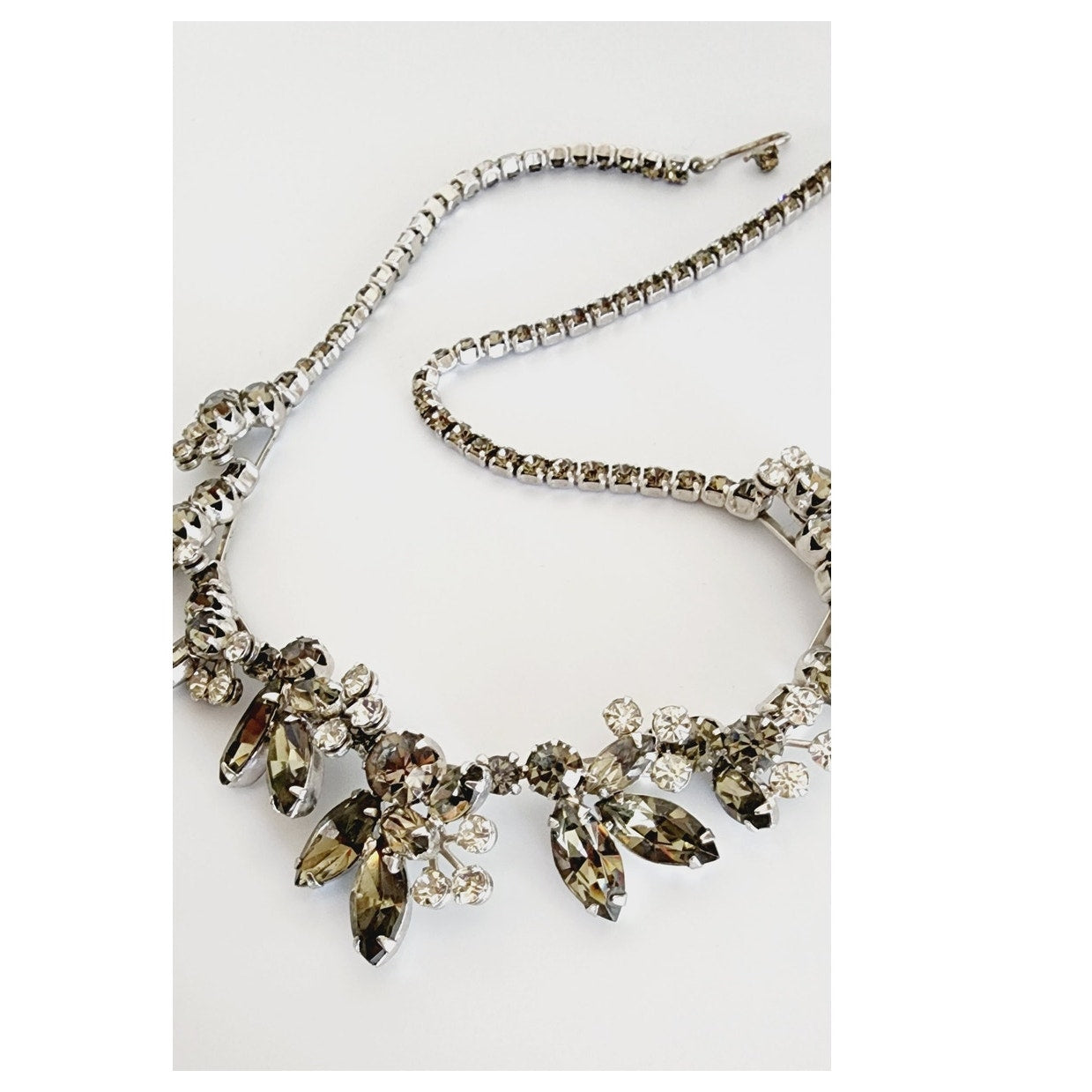 Vintage 50s WEISS Rhinestone Necklace Choker