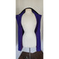 Vintage 90s Purple Blazer Badgley Mischka Long Jacket