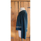 Vintage 90s Sonia Rykiel Sweater Green w/Cream Design