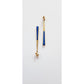 Vintage KBN 14K Gold Dangle Earrings w/Lapis Lazuli