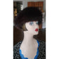 Vintage 1960s Fur Hat Black Fox Tam Beret Marshall Fields