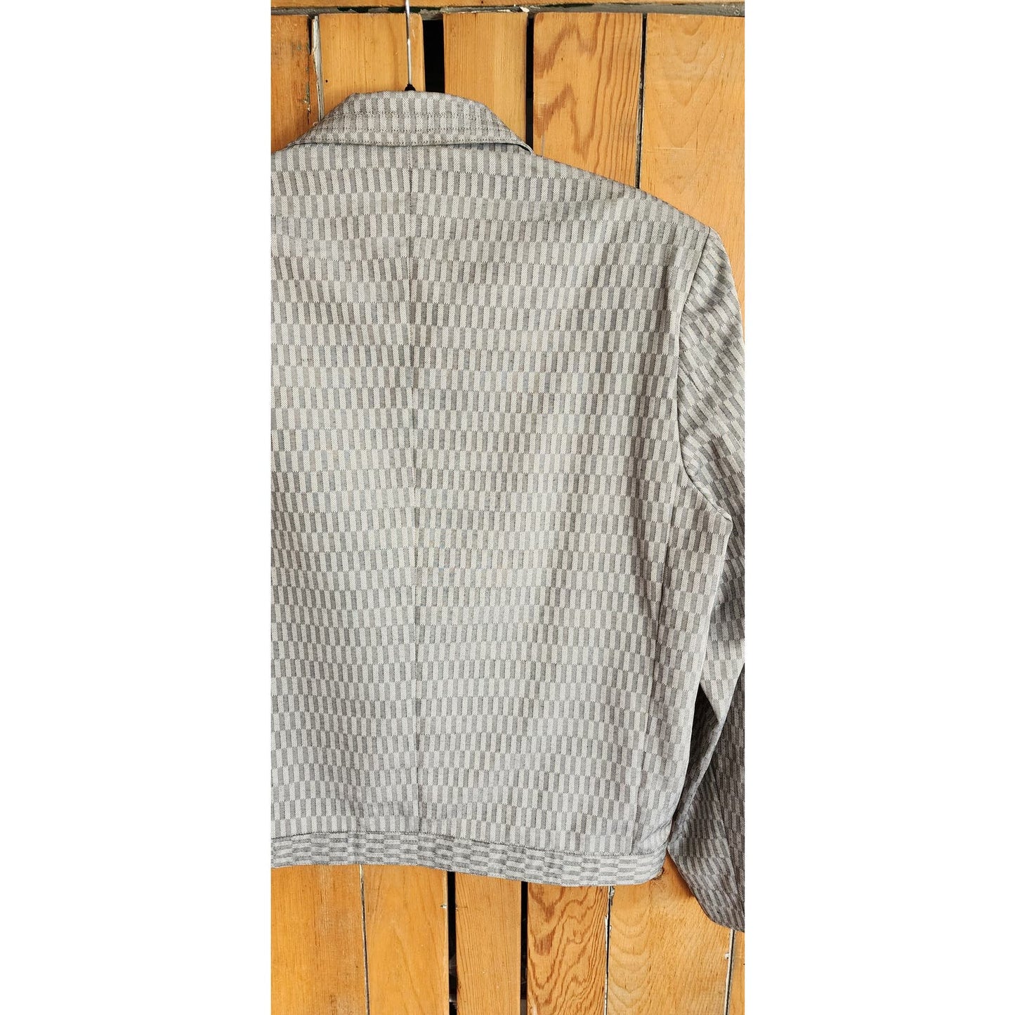 Vintage 80s Mens Gray Blazer by Gabrielle NWT (Deadstock)