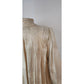 Vintage 80s Cream Blazer Oversized Artisinal Jacket w/Applique by Marilu / L