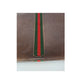 Vintage 1970s Gucci Portfolio Bag Envelope Case Clutch Brown Leather