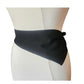 Vintage 1980s Jean Muir Belt Black Fabric Sash Wrap Tie Asymmetrical