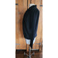 Vintage 80s St John Knit Sweater Jacket in Black, Wrap Style