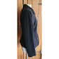 Vintage Hermes Blazer Black Wool Three Button Closure / M