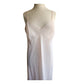 60s Pale Pink Slip Dress Nylon & Lace Large