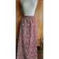 Vintage 60s Nelly de Grab New York Metallic Brocade Skirt Red Gold 28" Waist