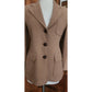 Vintage 1990s Lauren Ralph Lauren Camel Wool Blazer Beige Riding Jacket Saipan 8P