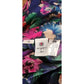 Vintage 1980s UNGARO Sac Dress Dark Floral Print Wool w/Sash Necktie / M