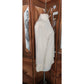 Vintage 1980s Karl Lagerfeld Blouse Cream Silk Shirt Asymmetric Button Down S