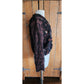 Vintage 80s Handwoven Brown Blazer Applique Fringe by Crystal