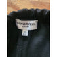 RARE Vintage 1990s Sonia Rykiel Kids Jeans Enfant Girls Childrens Pants Floral Embroidery Black Denim Flares