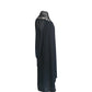 Vintage 1970s Giorgio Sant'Angelo Dress Black Silk Georgette & Lace