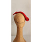 Vintage Red Hat Sculpted Swirled Wool Alva Millinery
