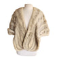 Vintage 50s Silver Mink Fur Wrap Stole by Hoffman-Morton