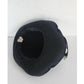 Vintage 30s Robin Hood Hat Black Wool Red Feather New York Creation