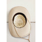 Vintage Beige Cowboy Hat w/Feather by Rockmount Wind River 1850 Size 7 1/4 Mens Unisex
