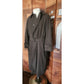 Vintage 1990s Ralph Lauren Mens Coat Brown Olive Green Trench Raincoat Large 40R