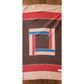 Vintage 80s Yves Saint Laurent Scarf Silk Square Geometric Print