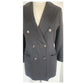 Vintage 90s Black Blazer Antonio Baldan Double Breasted