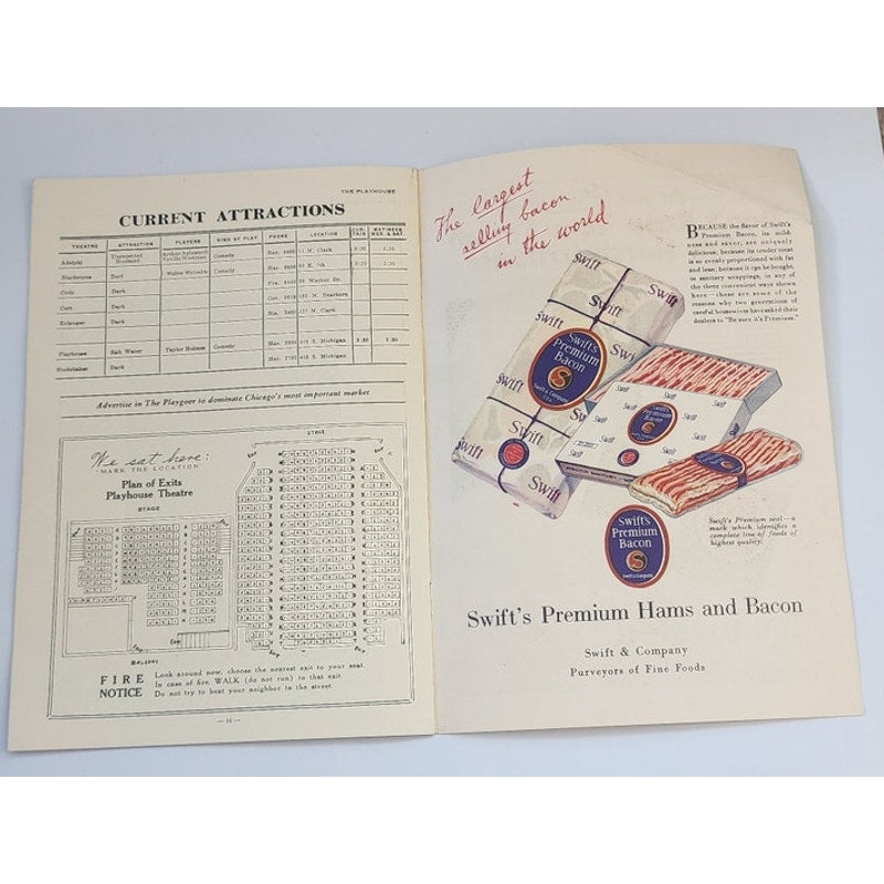 30s Art Deco Theater Program Peter Koch Chicago Adelphi