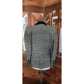 Vintage 1980s ESCADA Blazer Black Gray Plaid Tailored Jacket Double Breasted Velvet Collar