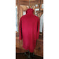Vintage 1960s Loden Plankl Red Wool Coat Austrian Trachten Alpine Silver Fish Pin