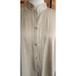 Vintage 90s Eileen Fisher Blouse Beige Silk Long Sleeves