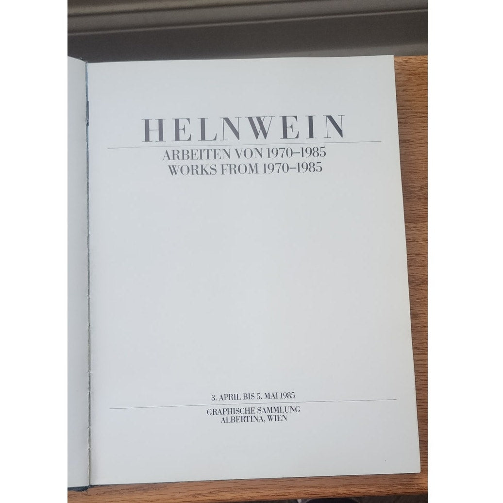 Gottfried Helnwein Signed 1985 Albertina Museum Exhibition Catalog with Artist Inscription to Soviet Émigré Boris Sheynes | Cold War Artist Correspondence Archive | Museum Provenance