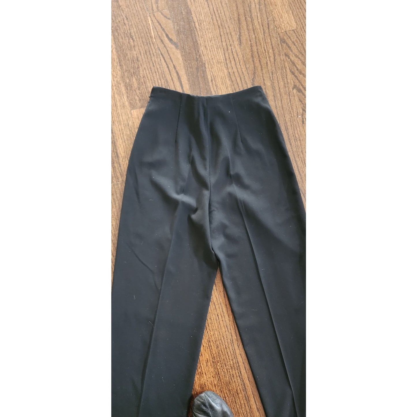 Vintage 2000s GIORGIO ARMANI Pants Black Label Wool High Waisted  26" x 28"