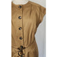 Carolina Herrera Stretch Cotton Shirt Dress Belted Utility   / Large / NWOT