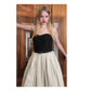Jason Wu Dress Resort 2012 Strapless Party Midi Bubble Skirt Ivory Black Silk NWT Small