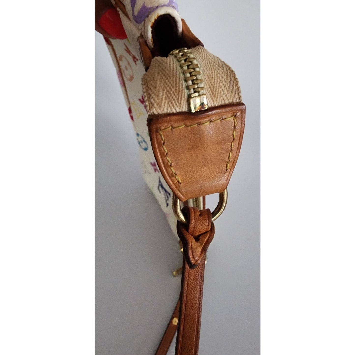 Vintage Louis Vuitton Monogram Multicolor Pochette Accessoires M92649 Murakami