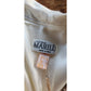 Vintage 80s Cream Blazer Oversized Artisinal Jacket w/Applique by Marilu / L