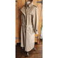 Vintage Burberrys Iconic Mens Trench Coat Beige, Wool Liner Size 42