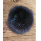 Vintage 1960s Fur Hat Black Fox Tam Beret Marshall Fields